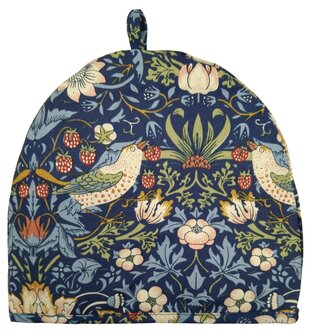 Theemuts William Morris Strawberry Thief Marineblauw Klein