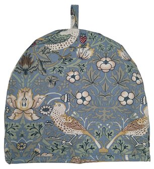 Theemuts William Morris Strawberry Thief Blauw Klein